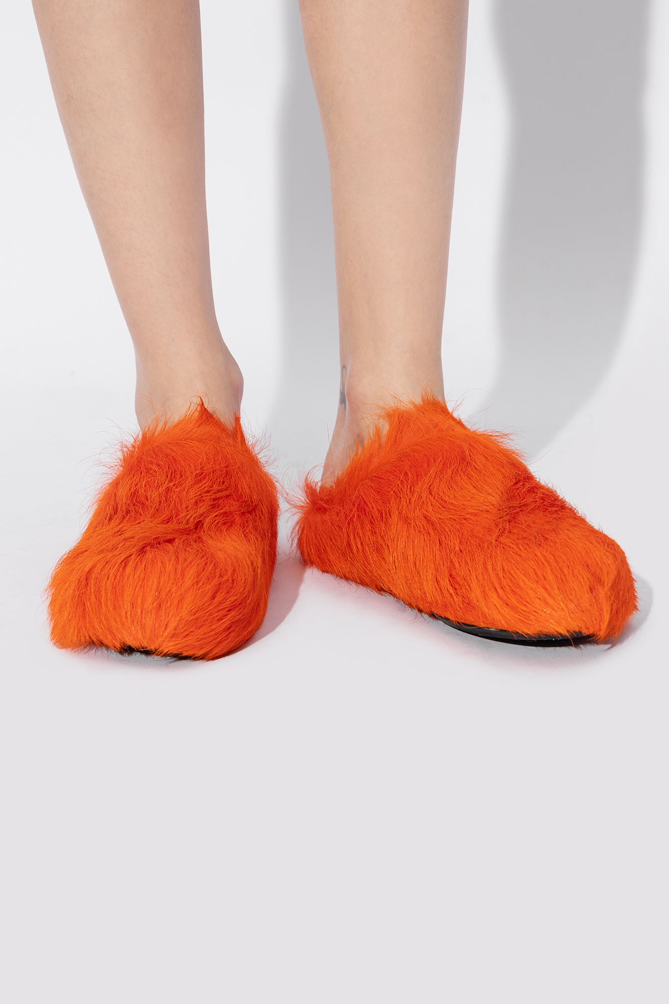 Orange Fussbett fur slides Marni Vitkac Germany